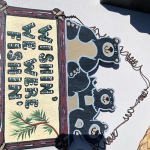 Wishin We We’re Fishin Wooden Sign